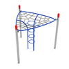 PGS014 - Combination Manhole Playground Rope Climber - Ages 5 To 12 Yr  - Front