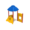 PFS025 - Driftwood Inn Playground Structures - Ages 6 Months To 5 Yr - Blue, Red, Yellow - Back