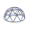 PFS087 - Geodome Playground Climbing Structures - Ages 2 To 12 Yr  - Blue on Yellow