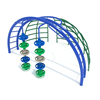 PFS073 - Pod Climber Dome Station Delta Playground Climbing Structures - Ages 5 To 12 Yr - Blue, Green, Tan