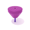PFS015 - Single Pebble Playground Stepping Stones - Ages 2 To 12 Yr - Purple, Purple - Custom
