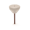PFS015 - Single Pebble Playground Stepping Stones - Ages 2 To 12 Yr - Quick Ship - Tan on Brown