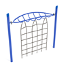 PGS025 - Single Post Overhead Inverted Horizon Climber Playground Rope Climber - Ages 5 To 12 Yr  - Blue