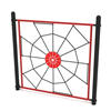 PTC021 - Spider Web Playground Equipment Climber - Ages 5 To 12 Yr - Red, Black