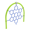 PGS011 - Sunrise Climbing Playground Equipment - Ages 5 To 12 Yr - Blue on Lime Green