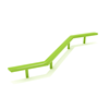 PFS062 - Zigzag Playground Balance Beam - Ages 2 To 12 Yr - Lime Green