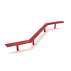PFS062 - Zigzag Playground Balance Beam - Ages 2 To 12 Yr  - Red