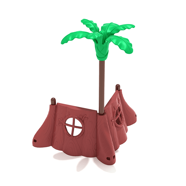 PFS042 - Corner At The Palm Small Commercial Playground Equipment - Ages 2 To 12 Yr