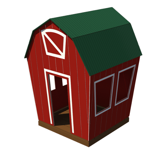 47505 - R-Town Barn Commercial Playhouse made from Polyethylene - Ages 2 to 5 yr
