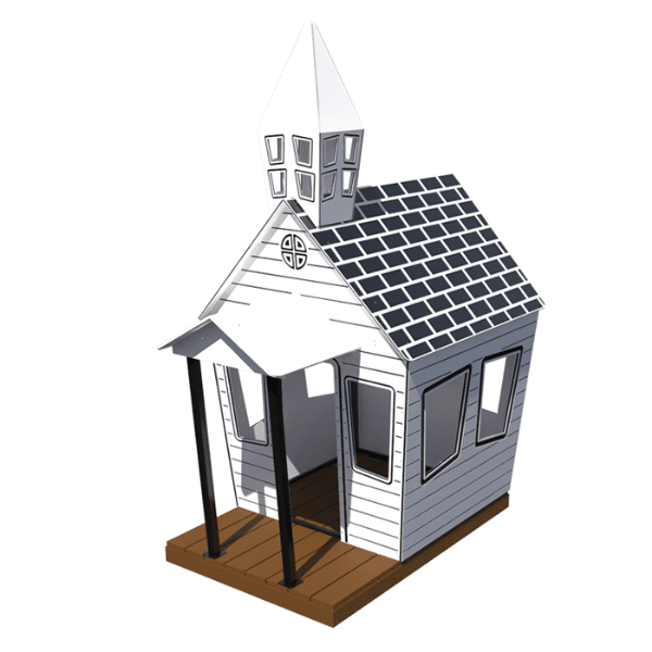 47510 - R-Town Church Outdoor Playhouse made from Polyethylene - Ages 2 to 5 yr