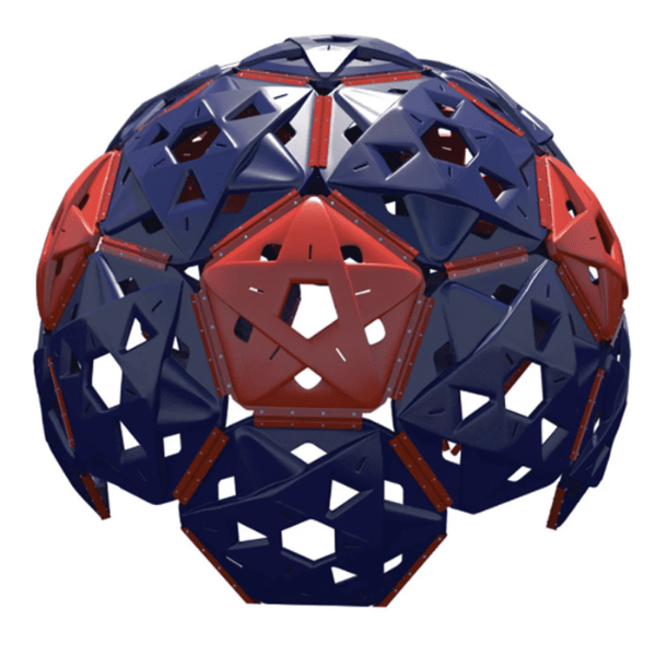 87000021XX - Mountain Matrix Freestanding Large Dome Climber - Ages 5 to 12 yr - Red and Purple