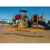 90021016XX - Zig Zag Playground Balance Beam - Orange