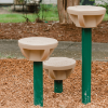 90021200XX - Lily Pad Walk Playground Stepping Stones - Three Pad