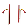 WCTFR04699XX -  5" Talk Tubes for Playgrounds, Includes 2 Tubes  - Ages 2 to 12 yr - Set