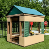 RECF0072XX - Beach House Commercial Playhouse made from Polyethylene