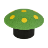 WCMS-02 - Mushroom Playground Stepping Stones - Ages 2 to 12 yr - Green with Yellow Spots