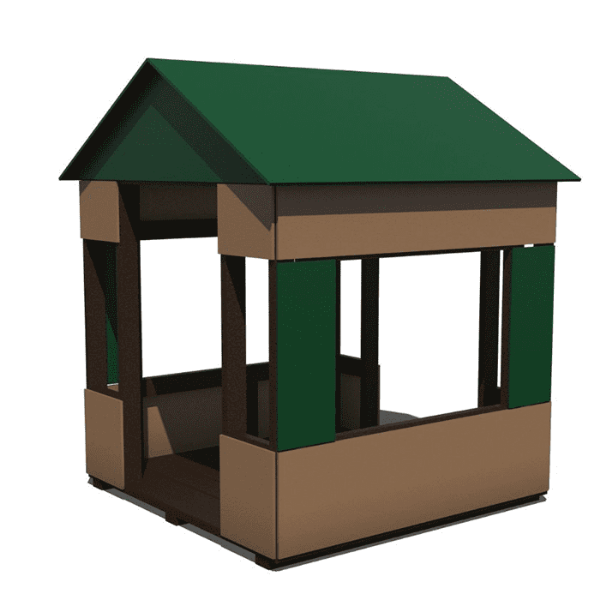 47203 - Polytone Commercial Playhouse made from Polyethylene - Ages 2 to 5 yr