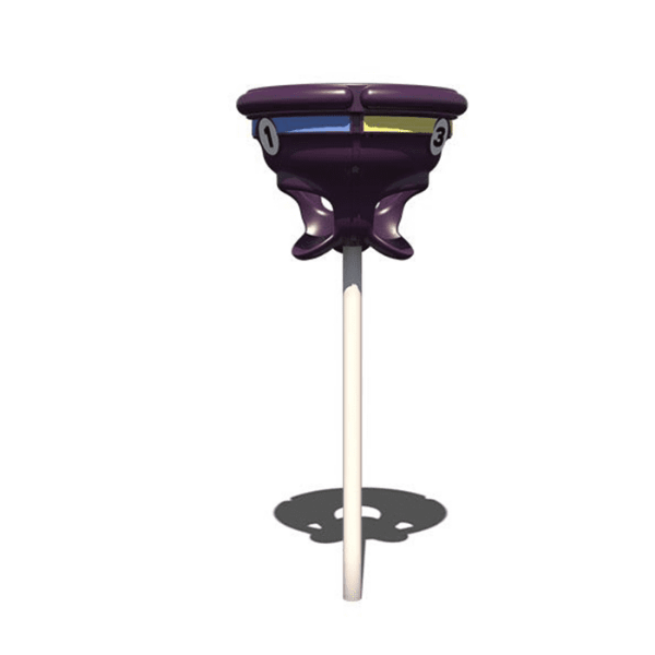 TRT-0510 - Triple Toss Funnel Ball Playground Game With Post - Ages 2 to 12 yr