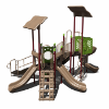 PS3-72329 - Sunbeam Slide Commercial Playground - Quick Ship - Ages 5 to 12 yr - Terra - Front