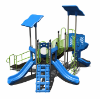 PS3-72329 - Sunbeam Slide Commercial Playground - Quick Ship - Ages 5 to 12 yr - Spring Storm - Front