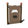 AFR0264XX - Airplane Freestanding Outdoor Play Panel  - Ages 2 to 12 yr - Back