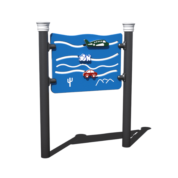 AFR0263XX - Half Push Freestanding Playground Panel - Ages 2 to 12 yr