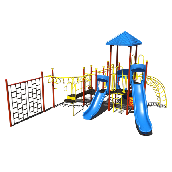 CW-0002 - Elevation Station Children's Commercial Playground Equipment - Ages 5 to 12 yr  - Front