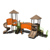 CW-0003 - Fun Zone Fortress Elementary School Playground Equipment - Ages 2 to 12 yr - Front