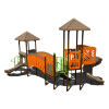 CW-0003 - Fun Zone Fortress Elementary School Playground Equipment - Ages 2 to 12 yr - Back