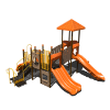 CW-0005 - Happy Harbor Outdoor Kids Play Equipment - Ages 2 to 12 yr - Back - Orange