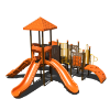 CW-0005 - Happy Harbor Outdoor Kids Play Equipment - Ages 2 to 12 yr - Front - Orange