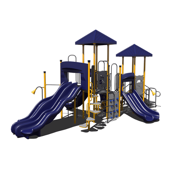 CW-0008 - Mighty Fortress Commercial Grade Playground Structures - Ages 5  to 12 yr - Front