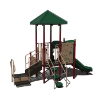 CW-0010 - Alien Adventure Playground Equipment for Preschools - Ages 2 to 5 yr - Back - Green