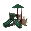 CW-0010 - Alien Adventure Playground Equipment for Preschools - Ages 2 to 5 yr - Front - Green