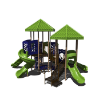 CW-0012 - Double Summit Playground Equipment - Ages 2 to 12 yr - Back