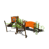CW-0014 - Sunny Recess Elementary School Playground Equipment - Ages 5  to 12 yr - Back