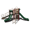 CW-0015 - Milkyway Getaway Commercial Playground Set - Ages 2  to 12 yr - Forest - Back