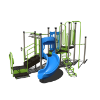 CW-0016 - Little Firefighter Trainer Commercial Grade Playground Set - Ages 5  to 12 yr - Front - Spring Storm