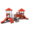 CW-0017 -  Knight's Nook Heavy Duty Playground Equipment - Ages 2 to 12 yr - Back