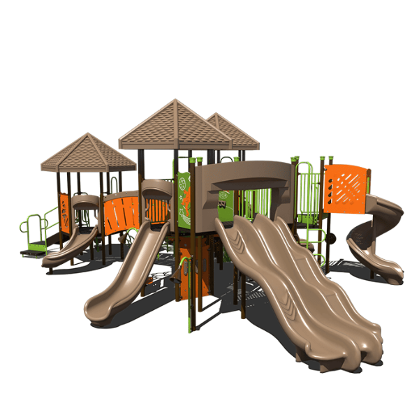 CW-0021 - Lionheart Stronghold Commercial Grade Playground Equipment - Ages 5  to 12 yr - Front