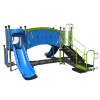 CW-0022 - Coastside Cruise Daycare Playground Equipment - Ages 5 to 12 yr - Back - Spring Storm