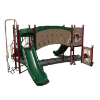 CW-0022 - Coastside Cruise Daycare Playground Equipment - Ages 5 to 12 yr - Front - Forest