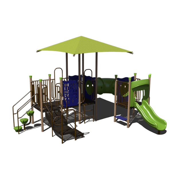 CW-0026 - Play Learn Smile Commercial Grade Playground Equipment - Ages 2 to 5 yr - Front