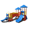 CW-0027 - Fun Fortress Elementary School Playground Equipment - Ages 2 to 12 yr - Front