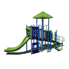 CW-0030 - Lemur Leap Commercial Grade Playground Set - Ages 2  to 12 yr - Front