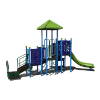 CW-0030 - Lemur Leap Commercial Grade Playground Set - Ages 2  to 12 yr - Back
