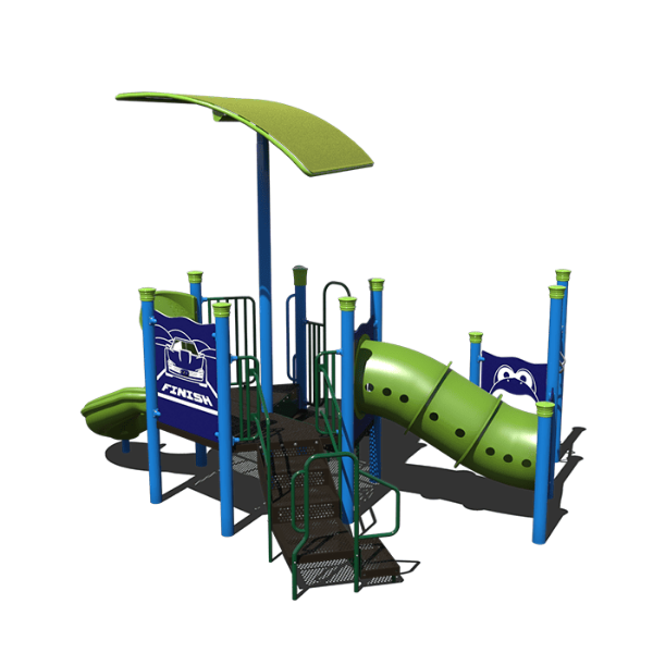 CW-0035 - Funville Daycare Playground Equipment - Ages 2 to 5 yr - Front