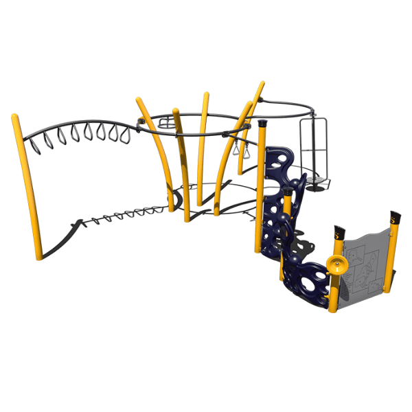 CW-0060 - Jungle Jamboree Climbing Structure - Ages 5 to 12 yr - Front