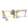 CW-0060 - Jungle Jamboree Climbing Structure - Ages 5 to 12 yr - Back
