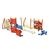 CW-0065 - Junior Ninja Climbing Playground Equipment  - Ages 5  to 12 yr  - Front